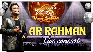 AR Rahman Live concert at Mysore Yuva dasara 2024 arrahman liveconcert music viralvideo vira [upl. by Aundrea307]