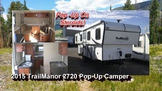 PreOwned 2015 TrailManor 2720 PopUp Camper  Mount Comfort RV [upl. by Siva258]