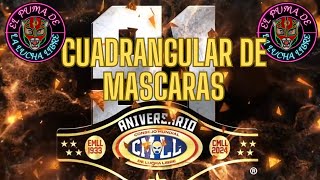 El cuadrangular de máscaras en el 91aniversariocmll debió ser la lucha estelar [upl. by Enirbas673]