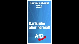 Kommunalwahl 2024 AfD in Grötzingen [upl. by Dnanidref]