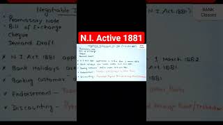 NI Act 1881Banking System  RBI Act 1881  rbi bank reels gk shortfeed bank2024 shorts [upl. by Meekyh]