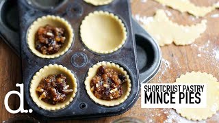 Shortcrust Pastry Mince Pies  delicious Magazine [upl. by Olnay]