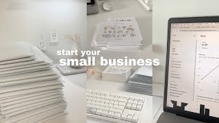 how to start a SUCCESSFUL small business in 2024 🌷📦 the ULTIMATE guide advice everything i learned [upl. by Liew347]