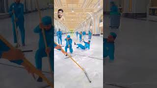 Cleaner Masjid Al Haram makkah allah makkahlivehd makkahlive [upl. by Llemhar]