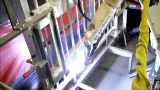 Welding Robot Aluminum Handrail [upl. by Sutsuj]