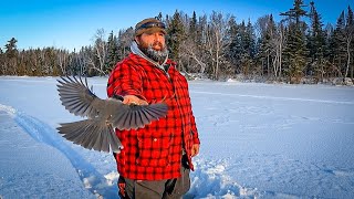 8 DAYS BELOW ZERO Moosehead Lake Ice Fishing and Winter Camping Day 3 [upl. by Anaujahs685]