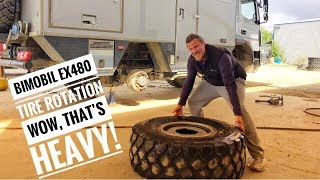 Overlander Tire Rotation on BIMOBIL EX 480 [upl. by Tu]