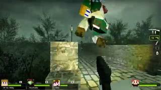 EL LABERINTO DEL MIEDO  Willyrex Y sTaXx  MINECRAFT MOD  LEFT 4 DEAD 2 [upl. by Eerual]