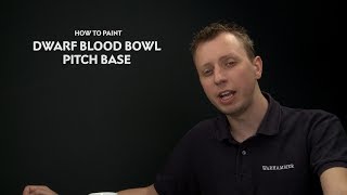 WHTV Tip of the Day  Dwarf Blood Bowl Pitch Base [upl. by Duahsar53]