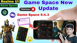 Realme Game Space New Update  943 version game space  SmartTech238 [upl. by Calendre]