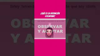 ¿Qué es la defusión cognitiva No es creer luchar o notar todo lo que piensas pensamientos [upl. by Lennie]