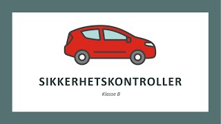 Klasse B Sikkerhetskontrollspørsmål  Alt du trenger å vite om sikkerhetskontrollspørsmål [upl. by Amsirhc]