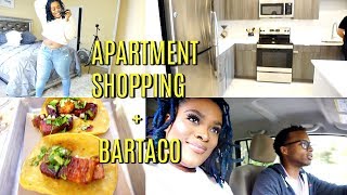 VLOG ATLANTA APARTMENT SHOPPING WITH MY BROTHER  BARTACO [upl. by Attenauq]