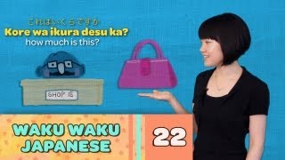 Waku Waku Japanese  Language Lesson 22 Shopping [upl. by Katharyn]