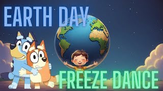 Earth Day Freeze Dance  Brain Break  Mini Games [upl. by Anelegna782]