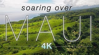 quotSOARING OVER MAUIquot 4K Hawaii Ambient Nature Relaxation Drone Film w Music  DJI Inspire2  80 Min [upl. by Riccardo]