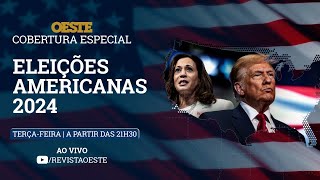 COBERTURA ESPECIAL OESTE  ELEIÇÕES AMERICANAS 2024 DONALD TRUMP X KAMALA HARRIS  05112024 [upl. by Itraa]