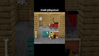 Pyare Doge ki madat karo 🥺  credit by BigSchoolMinecraft shorts shortsfeed minecraft [upl. by Divan]