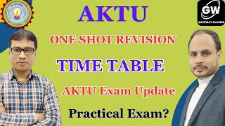 ONE SHOT SCHEDULE I GATEWAY CLASSES I AKTU I GATEWAY CLASSES OFFICIAL AKTU [upl. by Shepherd]