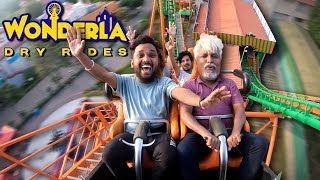 Thrill Rides at WONDERLA Bangalore 🔥🥵 Dry Rides [upl. by Gregrory]