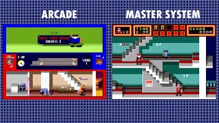 Arcade Vs Master System  Bonanza Bros [upl. by Pansir]