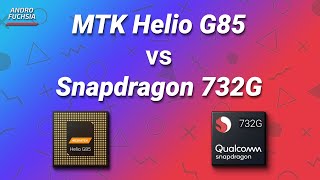 SNAPDRAGON 732G vs HELIO G85  PUBG TEST  Antutu 8 Geekbench 5 Which one is Better Hindi [upl. by Daly]