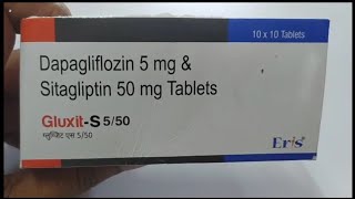 Gluxit S550 Tablet  Dapagliflozin amp Sitagliptin Tablets  Gluxit S550mg Tablet Uses Side effects [upl. by Montgomery191]