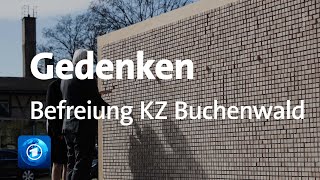 Steinmeier erinnert an Befreiung des KZ Buchenwald vor 76 Jahren [upl. by Aneele]