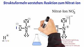 Strukturformeln mit Formalladungen verstehen NitratIon aus Salpetersäure [upl. by Conni]