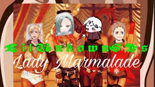 Lady Marmalade haikyuu text lyric prank￼￼ [upl. by Meikah]