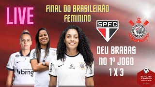 LIVE  NO PRIMEIRO JOGO DEU BRABAS  SÃƒO PAULO 1 X 3 CORINTHIANS [upl. by Cirilo]