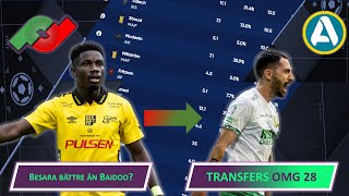 TRANSFERS OMG 28 quotBesara bättre än Baidooquot [upl. by Eevets]