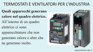 Termostati e ventilatori per quadri d’automazione industriale [upl. by Emmeline375]