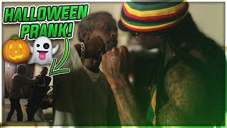 Halloween PRANK on my MAD UNCLE ANGRY DAD [upl. by Arrekahs]