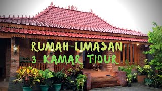 Contoh Rumah Limasan 3 Kamar Tidur  RUMAH JAWA JOGJA [upl. by Iborian]