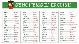 120 Super Common Synonyms to Increase Your Vocabulary in English [upl. by Esinyt190]