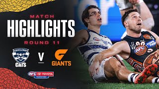 Geelong v GWS Giants Highlights  Round 11 2024  AFL [upl. by Remot]