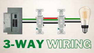 How to Wire a 3Way Switch  WirebyWire Diagrams for 3 Common Scenarios [upl. by Nnairak]