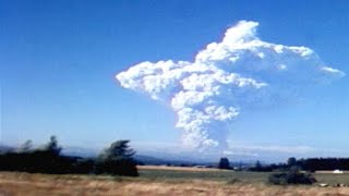 Footage of the 1980 Mount St Helens Eruption [upl. by Shalne128]