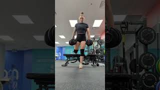 RFESS rear foot elevated split squat exercise demo [upl. by Alamat]