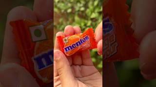 Mentos……😍🍊…orange  😱😱best candy…shorts malayalam shortvideo [upl. by Dennie]