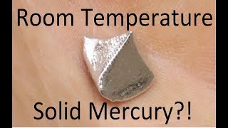 Making Solid Mercury at Room Temperature [upl. by Ahsilra282]