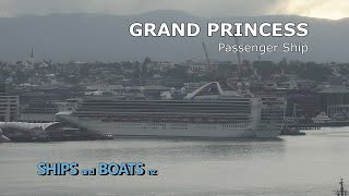 Grand Princess  Passenger Ship  Auckland New Zealand [upl. by Valerlan216]