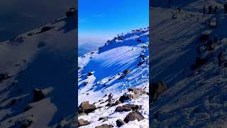 mountains snow nature travel snowfall youtube new kashmir tranding status ♥️♥️🏔️🏔️ [upl. by Heppman]