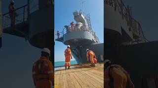 RIGGERS SMOOTH PIPELINE CONNECTION🫡 trending hopperdredger pipelineconnection rigger offshore [upl. by Kellyn]