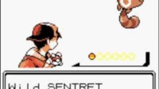 Pokemon SilverGoldCrystal  Wild Pokemon Battle Kanto [upl. by Cissiee]