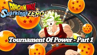 Dragonball Sparking Zero Story Goku Saga  Tournament Of Power Jiren Appears No commentary [upl. by Malha]