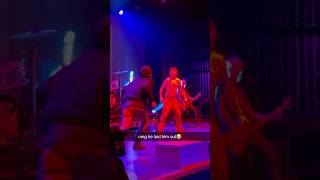 crazy fan gets knocked out on stage [upl. by Kerrie529]