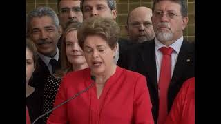 Pronunciamento Dilma Rousseff após votação final do impeachment [upl. by Essyle]