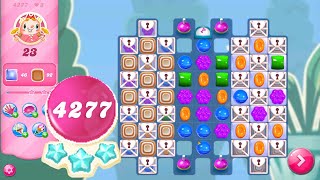 Candy Crush Saga Level 4277 NO BOOSTERS  3 Sugar Stars 🌟🌟🌟 [upl. by Galvin558]